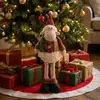 Figuras retráctiles navideñas de comercio exterior al por mayor transfronterizo: Adornos decorativos de Santa, muñeco de nieve, renos