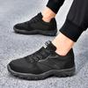 Zapatos para Correr de Primavera y Otoño para Hombre, Zapatos de Entrenamiento Físico para Senderismo, Zapatos Deportivos de Ocio para Exteriores de Malla Tejida con Mosca a la Moda para Hombre al Por Mayor