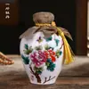 Uma Variedade de Garrafas de Vinho Cerâmica de Jingdezhen de 0,5kg Garrafas Vazias Garrafas de Vinho Criativas para Casa Utensílios de Vinho Selados Ornamentos Decorativos para Adega