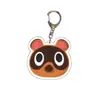 Llavero Acrílico Animal Crossing Colgante Doble Cara Merchandising de Dibujos Animados Animal Crossing