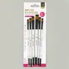 Cepillo de lana de nailon blanco nacarado transfronterizo cepillo gouxie cepillo acrílico 6 juegos cepillo para pintura diy pintura al óleo