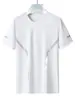 Camiseta de Malla de Fabricante Original Verano Transpirable Delgada Capa Base Transpirable Manga Corta Seda de Hielo Secado Rápido Hueca Camiseta Deportiva