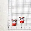Dibujos Animados Año Nuevo Sanrio Accesorios de Resina DIY Pegamento de Crema Pasador Hebilla Creativa para Zapatos Imán para Nevera Material Joyería