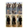 Botas Altas para Mujer, Suela Gruesa de 8 cm, Nuevo Estilo Otoño e Invierno 2025, Botas Largas Melard Convertibles de Dos Vías Plegables, Botas Altas