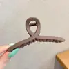 Pinza de Pelo de Felpa Otoño e Invierno para Mujeres con Mucho Volumen de Cabello 2025 Nueva Pinza de Pelo de Gama Alta Pinza de Tiburón Tocado para la Parte Posterior de la Cabeza