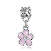 Coração Rosa Flor Arco-Íris Transfronteiriço Pulseira DIY Pingente Ornamento de Corda Feito à Mão Corda de Mão Materiais para Joias
