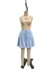 Otoño 2026 Ropa Femenina Transfronteriza Nueva Amazon Wish Europea y Americana Color Sólido Holgado Casual Faldas Pantalones Pantalones Falda
