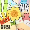 Nuevo set de corte de papel de dibujos animados para la iluminación infantil, educación temprana, DIY, papelería educativa para bebés de jardín de infantes