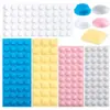 Pegatinas de Silicona Anticolisión para Personas con Discapacidad Visual, Almohadillas Anticolisión con Cancelación de Ruido para Vidrio, Almohadillas de Silicona para Pies