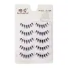 Cílios Postiços Fada Diabólica Grande Cluster Único Natural Cacheado Volume Grande Haste Transparente Fina Natural Estilo Mangá Cauda do Olho Longa