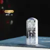 Selo de cristal personalizado, presente de formatura para estudantes universitários, reunião de turma, lembrança criativa e prática com gravação