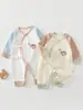 Ropa de Bebé de Algodón Puro Mariposa para Primavera y Otoño Body Elegante para Bebé Ropa Infantil de Anyang Venta al por Mayor Nuevo Body de Mariposa