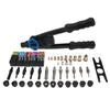 Amazon explosiones 890 Piezas set de tuercas remachables M3-M12 + pistola remachadora manual + cabezales de pistola métricos y en pulgadas