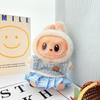 [Solo Ropa] Llavero de Primera y Segunda Generación La Bubu Colgante de Ropa La Bubu Camelia Negra + Bolsa Pequeña C