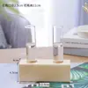 Jarrón de cristal creativo para arreglos florales de sala de estar, recipiente hidropónico transparente simple para plantas pequeñas, maceta de boca estrecha