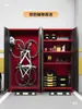 Gabinete de almacenamiento para espacio de estacionamiento, herramientas de ferretería, artículos varios, almacenamiento, engrosado, a prueba de humedad, gabinete de almacenamiento para equipo de campamento, gabinete para equipo de pesca