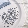 Arte de Unha Diamantes Redondos Coloridos Pequenos Misturados Laváveis Não Caem Fundo Quente Fundo de Tela Lavável Misturado Diamantes Planos Coloridos Ornamentos de Diamante para Unhas