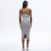 Nuevo Sexy Camisola Larga con Abertura Trasera Transfronteriza Falda Moldeadora de Cuerpo Control de Abdomen Levanta Glúteos Prenda Moldeadora Sin Costuras Se Puede Usar por Fuera