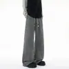Calça Casual Outono Estilo Harajuku High Street Masculina Perna Reta Retro Japonês Solta Cool Versátil Tendência Marca ins Calça Esportiva
