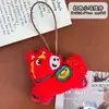 Lindo Llavero de Peluche del Año del Caballo Dibujo Animado Pony Muñeca de Dinero Colgante Decoración de Bolsa DIY Juguete Regalo Pequeño