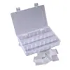 Caja de plástico transparente de PP de 12 compartimentos, piezas desmontables, caja de almacenamiento para clasificación de equipo de pesca, caja de accesorios, caja de embalaje para herramientas, papelería