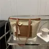 Bolso de Paja Casual de Moda para Mujer Verano 2025 Nuevo Bolso Tejido de Gran Capacidad para el Trabajo y los Viajes Cruzado Bolso de Hombro