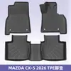 Adecuado para MAZDA CX-5 2026 volante a la derecha Alfombrillas de coche y alfombrilla de maletero de material TPE 3D para todo tipo de clima