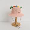 Sombrero de Paja para Niños, Lindo Sombrero para Niños, Sombrero de Sol de Verano de Ala Ancha con Dibujos Animados para Bebé, Sombrero de Playa para Niña y Niño, Malla Súper Linda