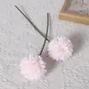 Flor Artificial Crisantemo individual Crisantemo ping-pong Diente de león Flor falsa Boda Decoración de boda Flor Hogar arreglo floral en stock al por mayor
