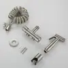 Set de Pistola de Rociado de Acero Inoxidable, Gancho para Tubería de Ducha, Base Perforada, Válvula de Ángulo con una Entrada y Dos Salidas, Manguera de Resorte para Inodoro, Salida Dual de Agua