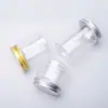 Diámetro 55 mm Tarro de Plástico Sellado Botella para Crema Almacenamiento de Té de Flores Botella de Boca Ancha Tapa de Aluminio Dorada Plateada Tarro para Yogur