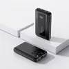 Popular Power Bank de 22,5W com Cabo Embutido, 10000mAh Carregamento Super Rápido, Power Bank Móvel de Presente com Logo Impresso