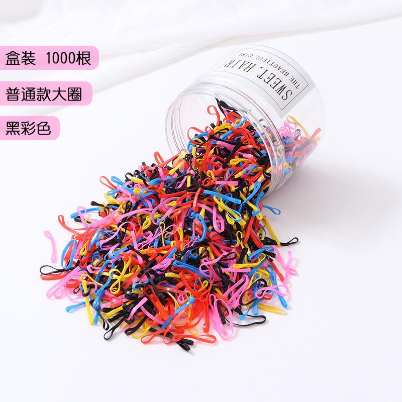 普通款大圈黑彩色1000根盒装