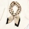 Pañuelo cuadrado pequeño 70cm pañuelo femenino Corea del Sur pañuelo versátil fino pañuelo verano diadema para el pelo decorativo ins pañuelo invierno
