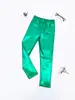 Pantalones de Danza para Niños con Acentos Dorados Brillantes, Pantalones de Yoga Transpirables de Alta Elasticidad, Leggings Modernos para Práctica de Danza