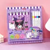 Set de Colorear Transfronterizo para Niños, Dibujos Animados para Garabatear, Iluminación para Dibujar, Actividades Divertidas con Temática de Fiesta Navideña, Libro para Colorear
