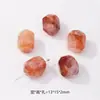 Caucho Natural Flor Luna Cubo de Azúcar Cristal Accesorios Cuentas Espaciadoras Accesorios Pulsera DIY Collar Pulsera Joyería Al por Mayor
