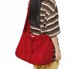 Bolso Ligero para Mujer 2025 Nuevo Bolso de Hombro Casual Suave Versátil Ligero de Gran Capacidad con Cordón Cruzado Tipo Cubo