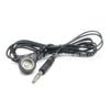 Hebilla de Electrodo Hembra Personalizable de 10.0 mm a Clavija Banana Macho de 4.0 mm Línea de Conexión para Fisioterapia Hebilla de Electrodo