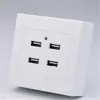 Panel de enchufe de pared USB tipo 86 de dos o cuatro orificios montado en superficie 220V a 5V enchufe de pared de carga bajo voltaje 36V a 5V envío gratis