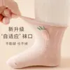 Meias para bebê recém-nascido primavera e outono e inverno meias de algodão 0 a 6 meses bebês meninos e meninas meias cano alto para bebê