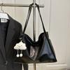 Bolso Tote de Cuero Suave de Gran Capacidad, Moderno y Elegante, Verano 2025, Nuevo, Bolso Casual con Estilo, Bolso Tote de Hombro/Axila