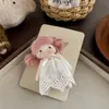 Conejo Nuevo Encaje Floral Falda Muñeca Pinza para el Cabello Dibujo Animado Goma para el Cabello Dulce Princesa Pasador Banda Elástica Accesorios para el Cabello Tocado