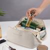 Bolsa Cosmética de Cuero PU de Alta Calidad Transfronteriza Almohada de Nube de Gran Capacidad Cartera Estuche Cosmético Bolsa de Aseo de Viaje Cartera