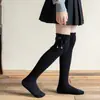 Calcetines altos para niñas, nuevos de primavera y otoño, calcetines largos de encaje de princesa con lazo hasta la rodilla para niñas, fabricante elegante al por mayor