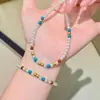 Collar de Plata de Ley S925 Estilo Nacional Bloques de Color Perla Dorada Swarovski Suave para Mujer, Pulsera Personalizada Exquisita de Moda Estilo Lujo Ligero