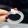 Anillo para el pelo de línea telefónica de Gato KT Transparente Nuevo Pulsera de Garra de Gato Rosa y Tierna Todo Fósforo Tocado de Doble Propósito Diadema de Gatito sin Marcas