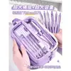 Estuche Transparente de Gran Capacidad 2025 Súper Popular Nueva Caja de Papelería Bolsa de Papelería de Nicho para Niñas de Primaria y Secundaria