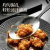 Cuchara de servir de acero inoxidable, alargada y engrosada, para uso en hotel y restaurante, cuchara de sopa grande con punta puntiaguda para servir comida en buffet