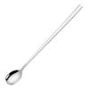 Cuchara de acero inoxidable 304 con mango largo, cuchara para hielo, cuchara para mezclar con mango largo, cuchara para cóctel, cuchara para bar, cuchara para café.
